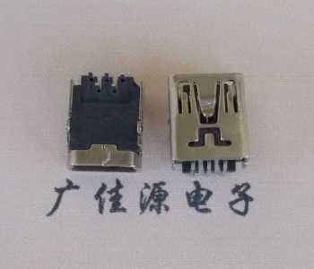 江苏MINI USB前两脚插座 90度卧式 端子DIP针脚定义