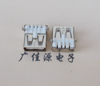 江苏USB AF母座 LCP 耐高温250度280度 环保白胶芯