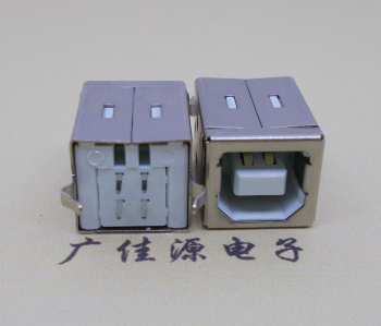 江苏USB BF180度母座 打印机接口 立式直插带赛