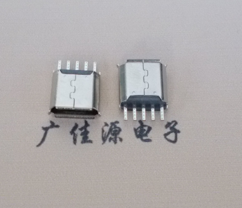 江苏Micro USB接口 母座B型5p引脚焊线无后背