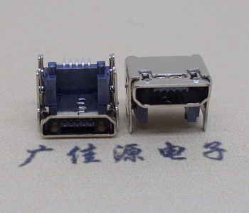 江苏MICRO USB 5P母座 SMT垫高 L=4.15双壳