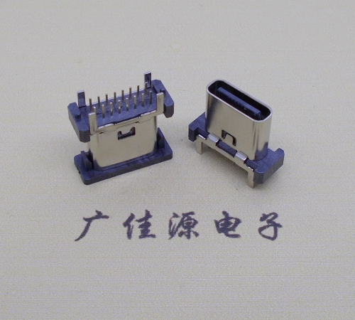 江苏立式插板type-c16p母座长H=8.8mm