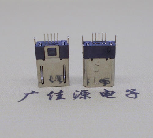 江苏micro-迈克 插座 固定两脚鱼叉夹板1.0公头连接器