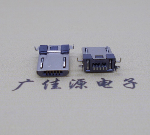江苏Micro usb焊板式公头贴片SMT款无弹超薄