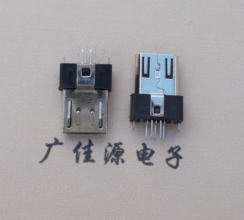 江苏MICRO USB2.0插头.带卡勾-无卡勾夹板公头
