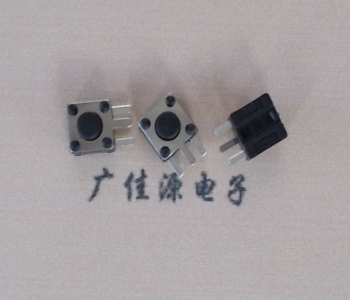 江苏4.5X4.5x3.8侧边三脚插进口弹片不锈钢按键开关