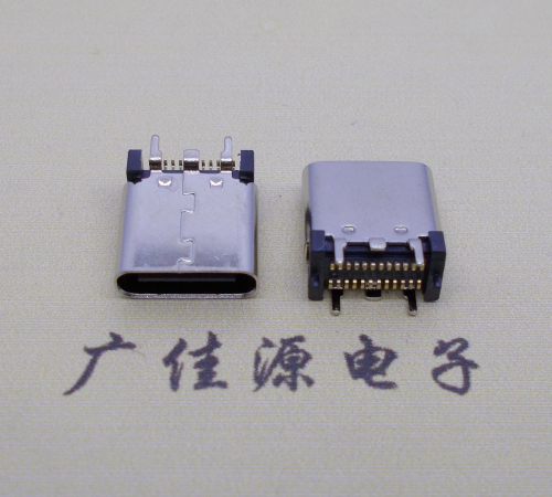 江苏立式type c24p母座立贴高8.8-9.3-10.0-10.5mm